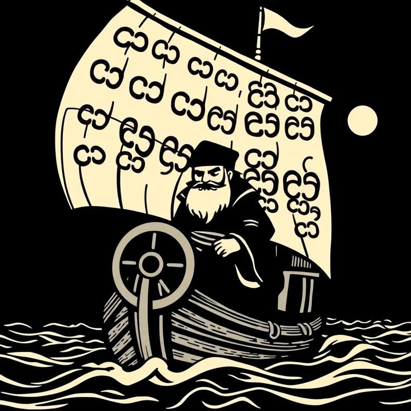 woodcut style AI art