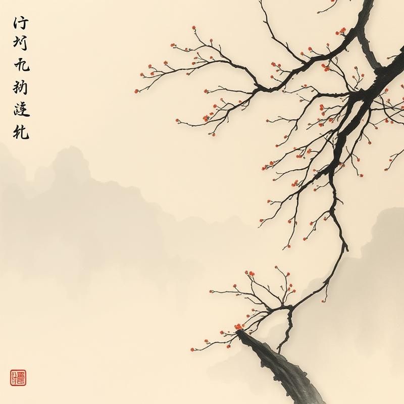 chinese painting style AI art