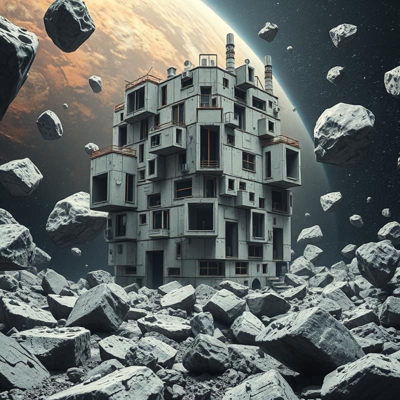 post-modernist style AI art