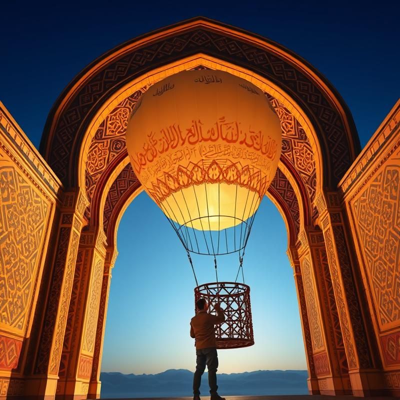 islamic art style AI art