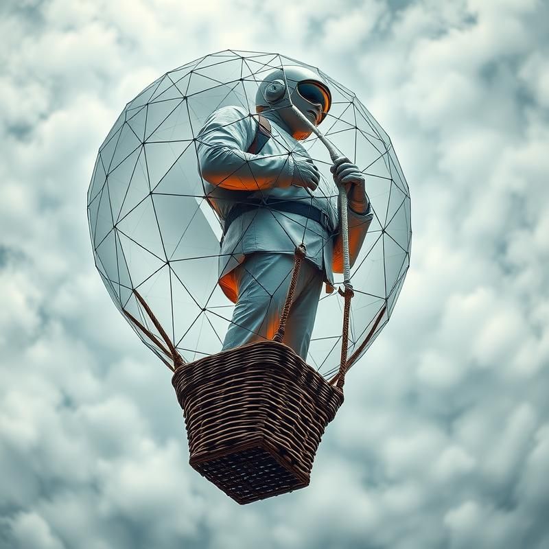 geometric style AI art