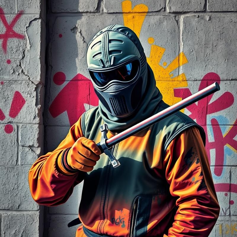 graffiti style AI art