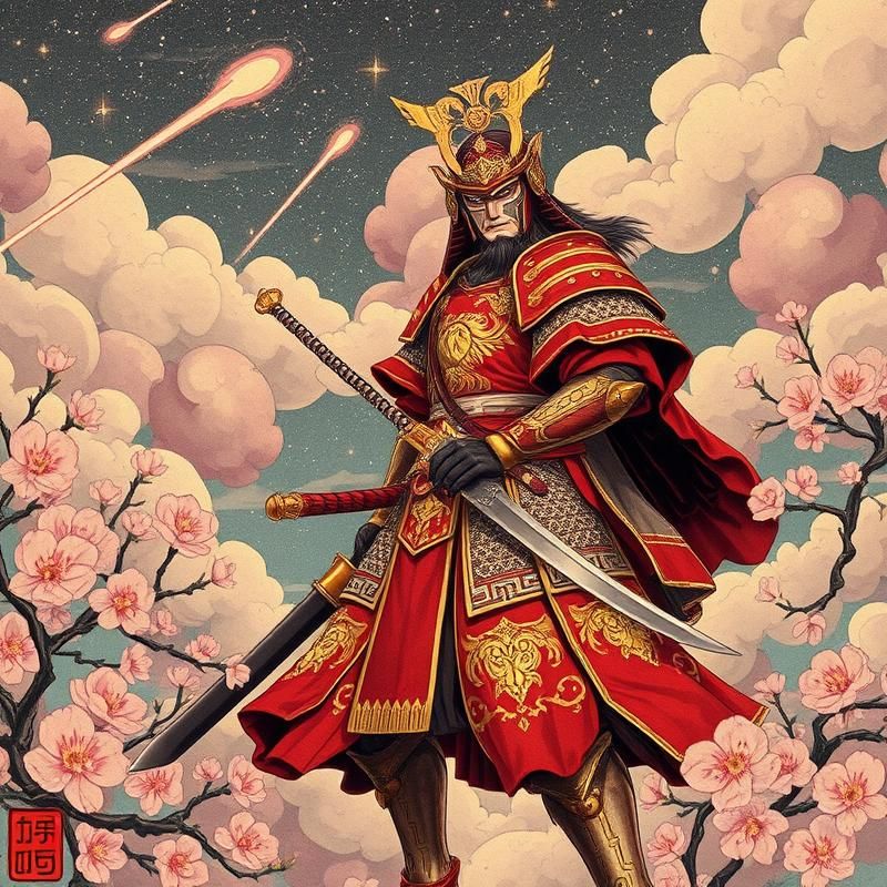 ukiyo-e style AI art