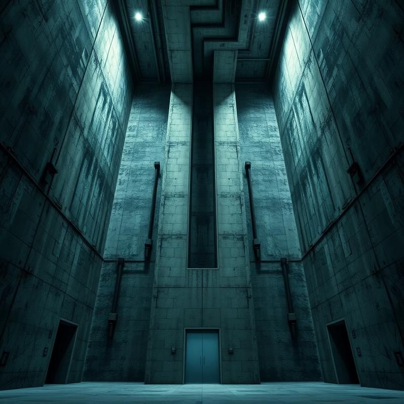 brutalist style AI art