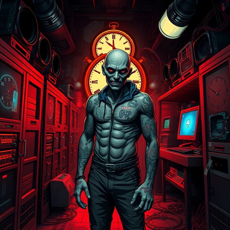 lowbrow art style AI art