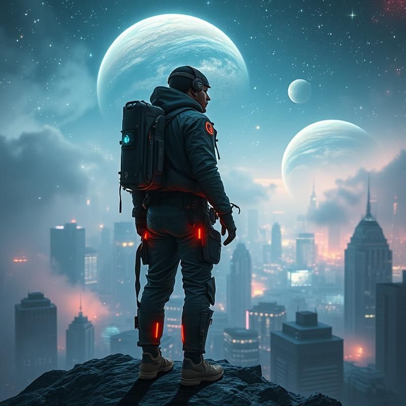 cyberpunk style AI art
