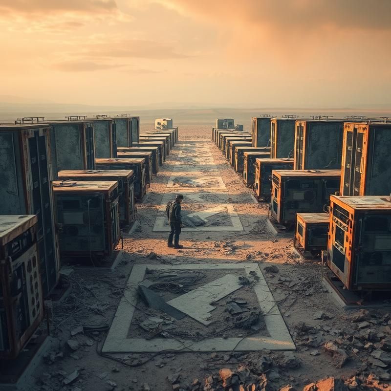 land art style AI art