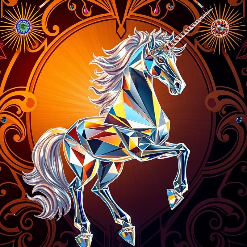art deco style AI art