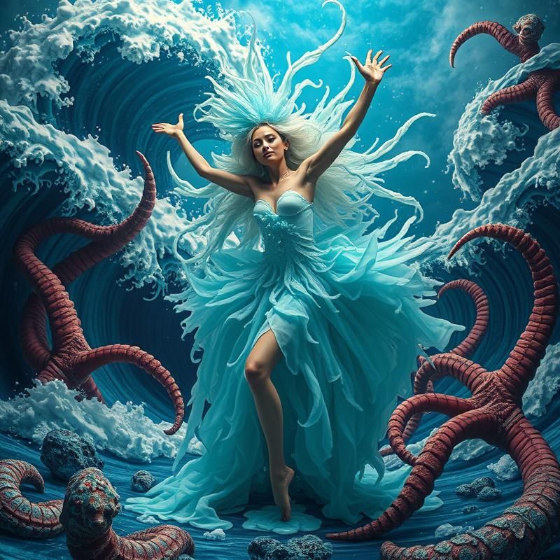 surrealism style AI art