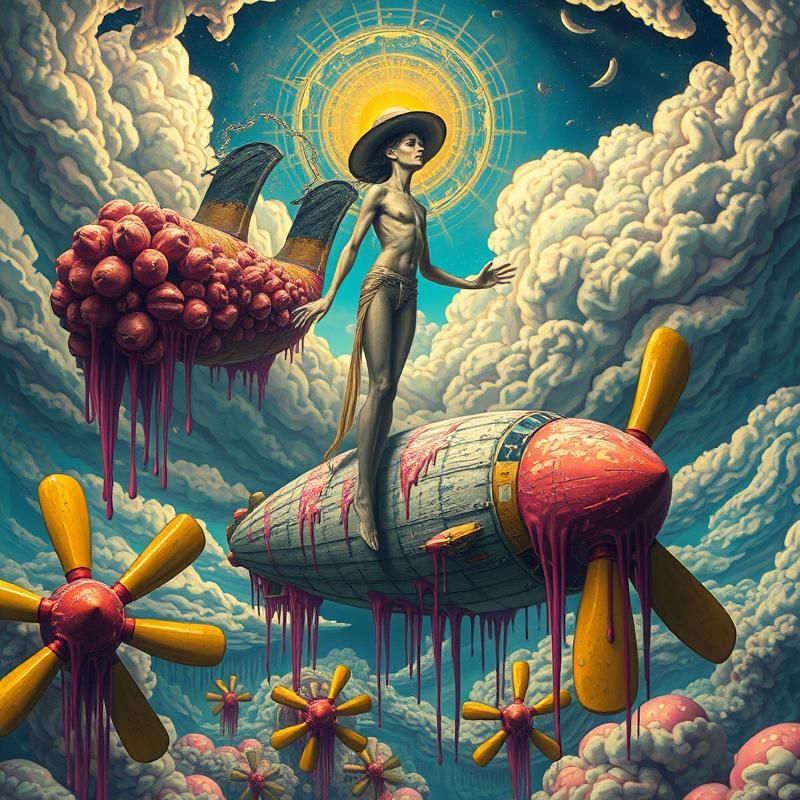 pop surrealism style AI art