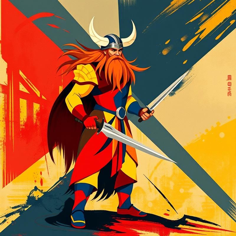suprematist style AI art