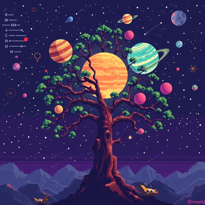 8-bit art style AI art