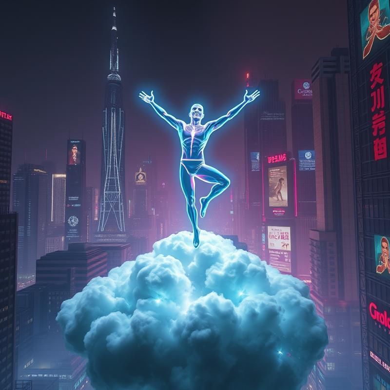 cyberpunk style AI art