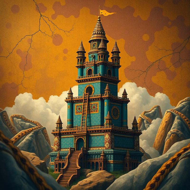 tribal style AI art