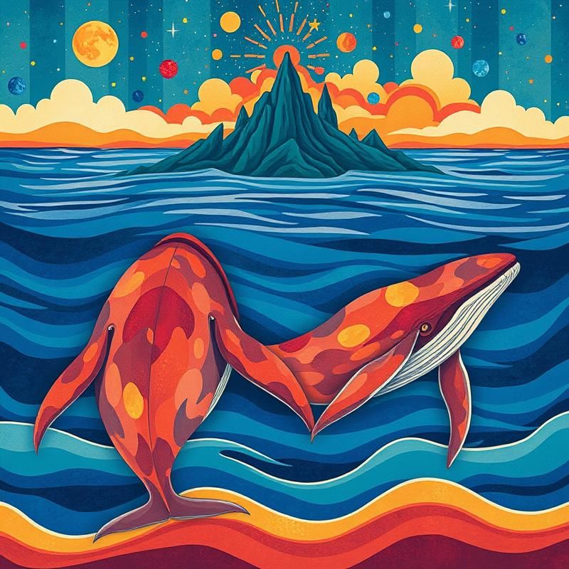 lithograph style AI art