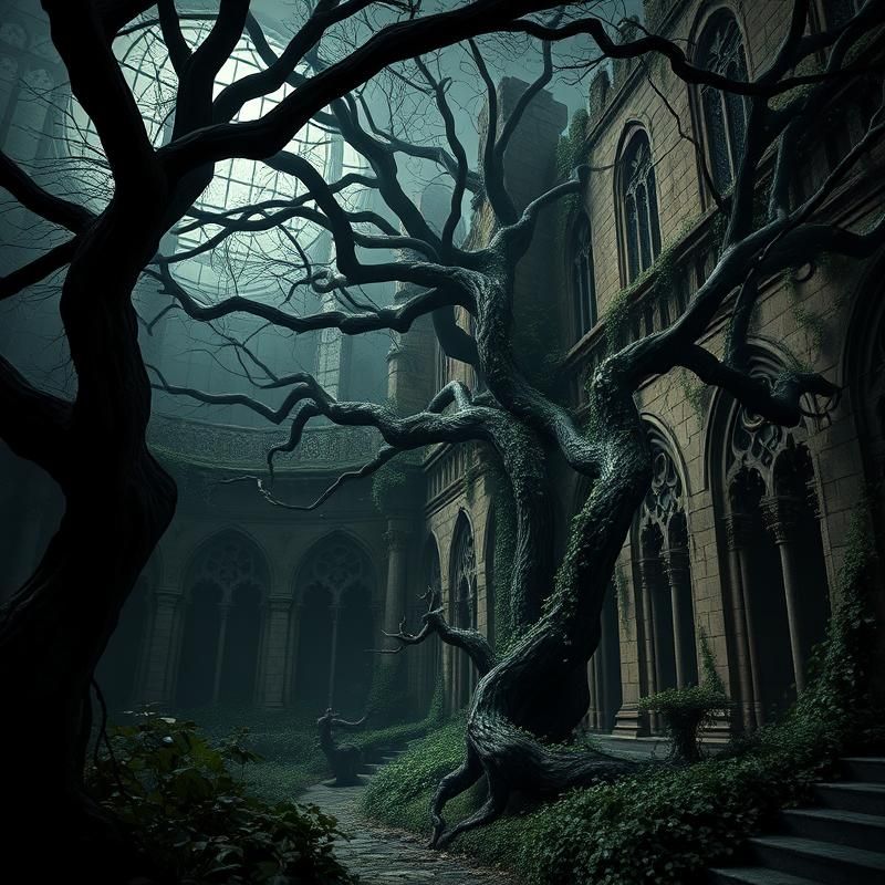 gothic style AI art