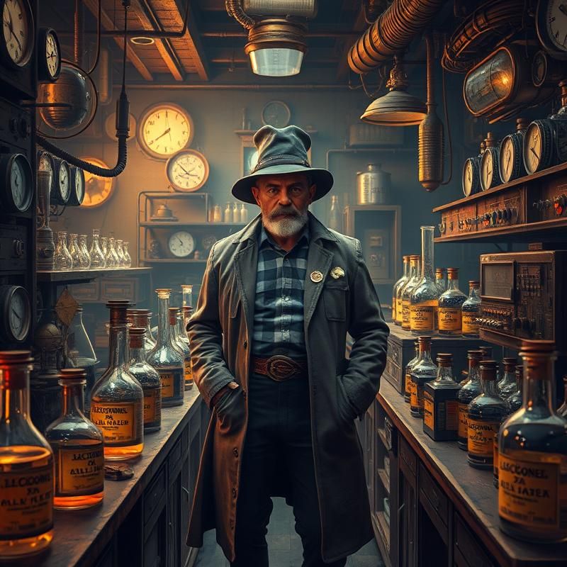 retro style AI art