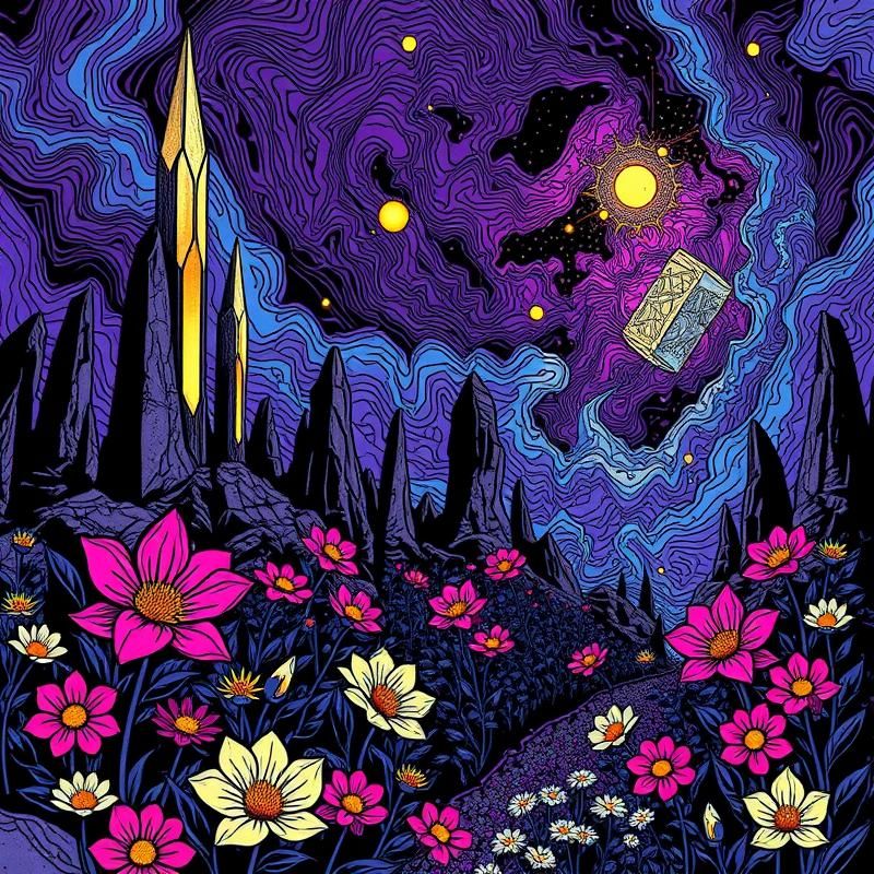 woodcut style AI art