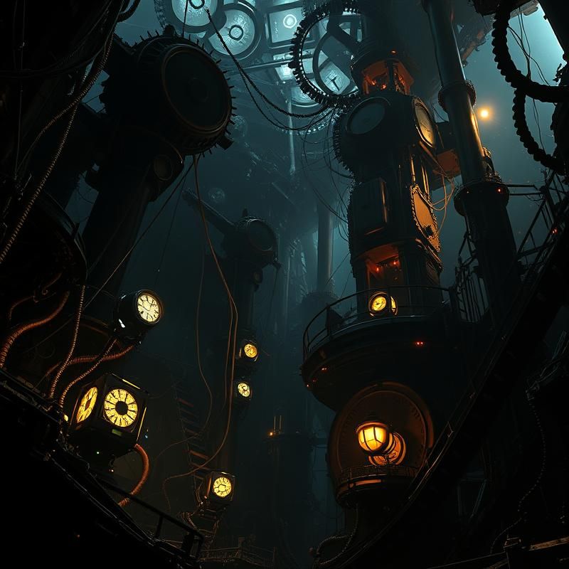 chiaroscuro style AI art