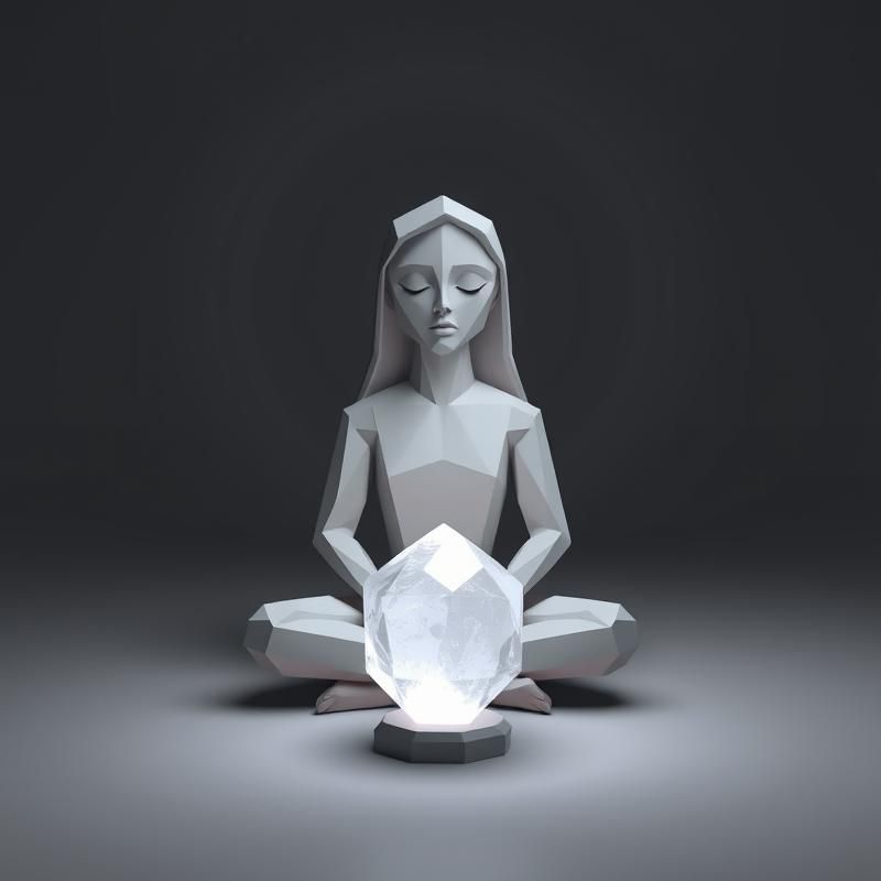 low poly style AI art