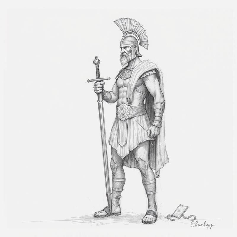 pencil sketch style AI art