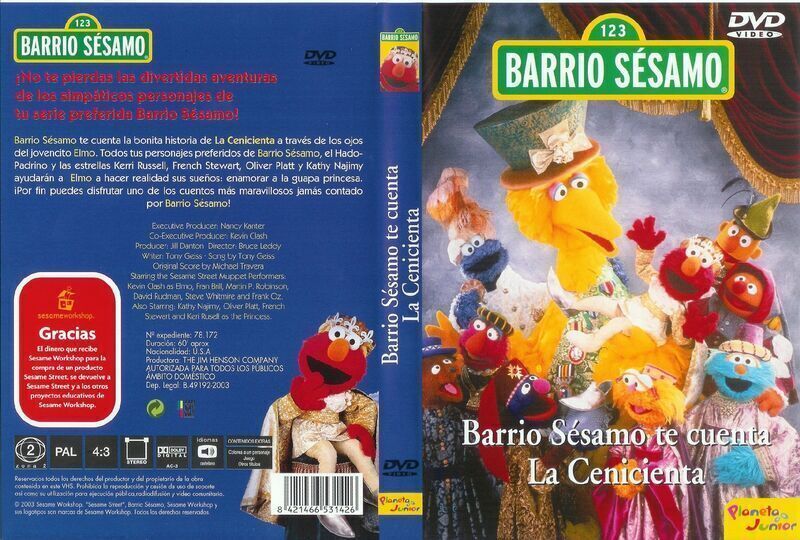 121a316180d890458fb38a30a682abda - Barrio Sésamo - Te cuenta la Cenicienta [2003] [DVD5FULL] [Castellano] [Animación] [MEGA]
