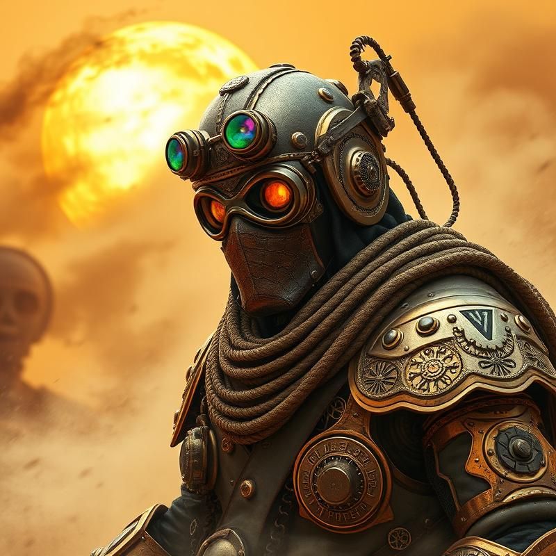 steampunk style AI art