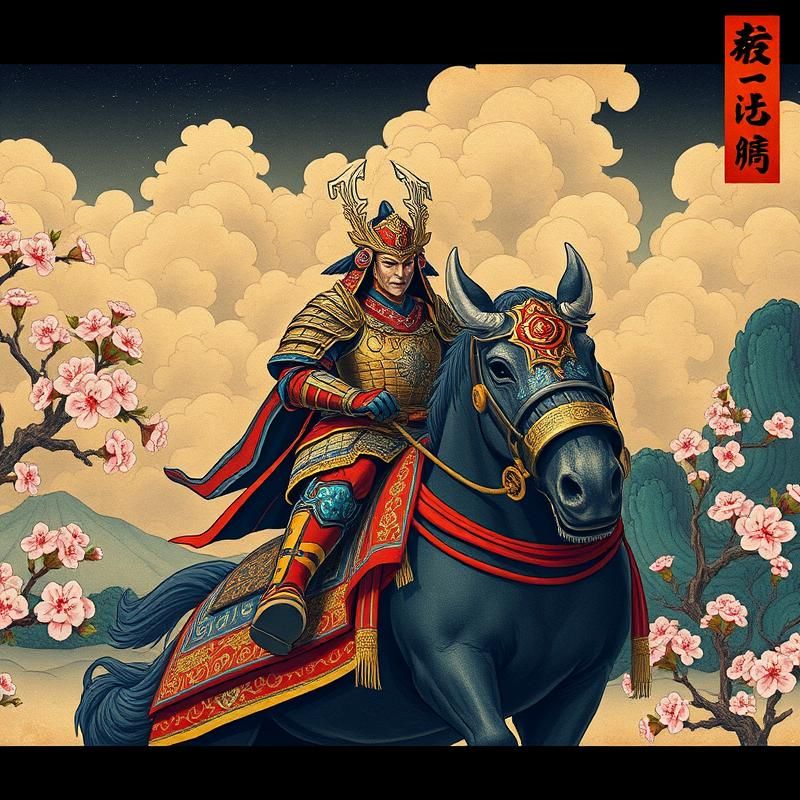 ukiyo-e style AI art