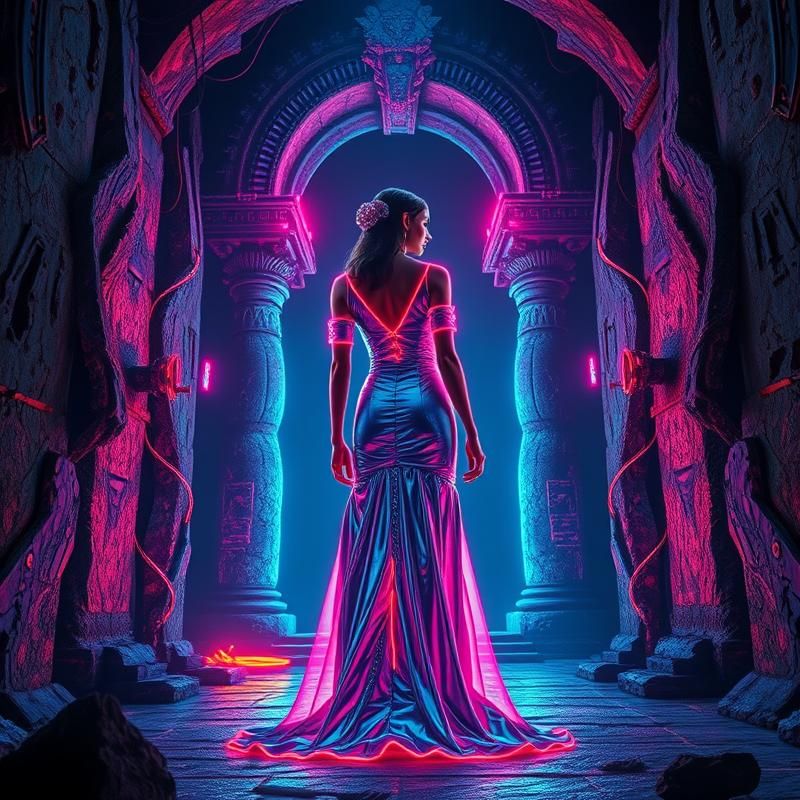 cyberpunk style AI art