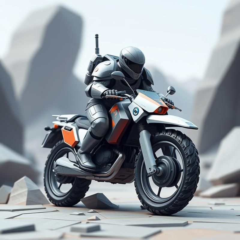 low poly style AI art
