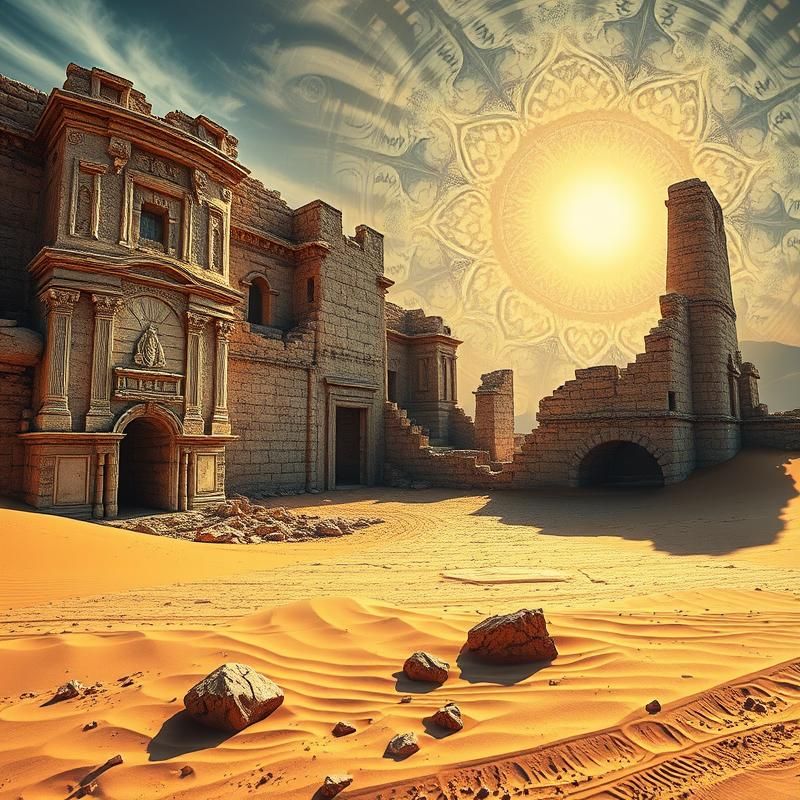fractal art style AI art