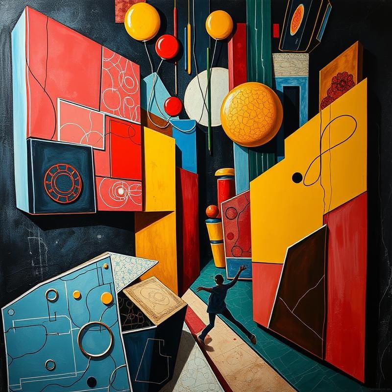 modernist style AI art