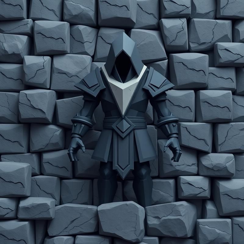 low poly style AI art
