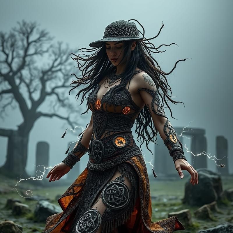 celtic style AI art