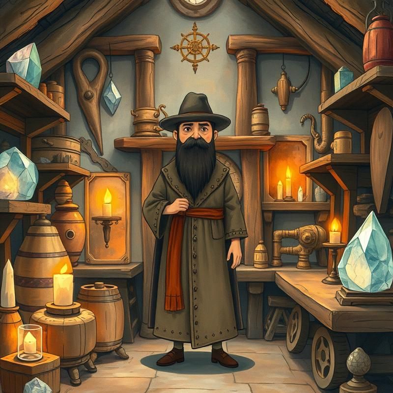 folk art style AI art