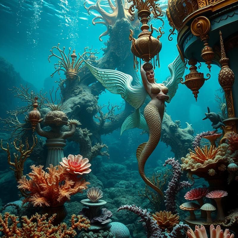 baroque style AI art