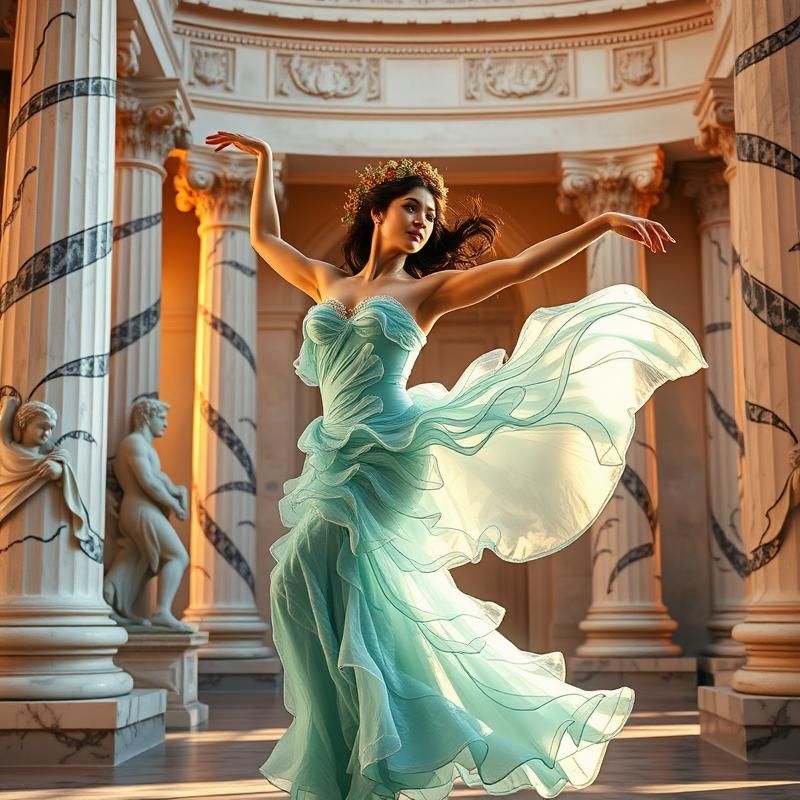 neo-classical style AI art