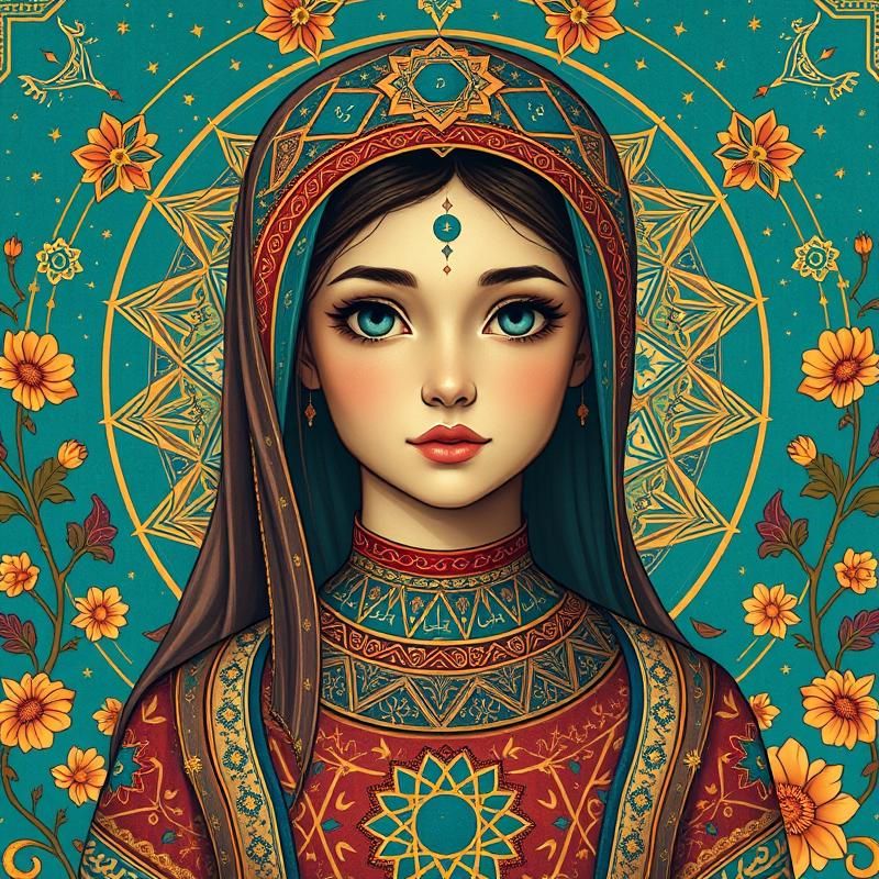 islamic art style AI art