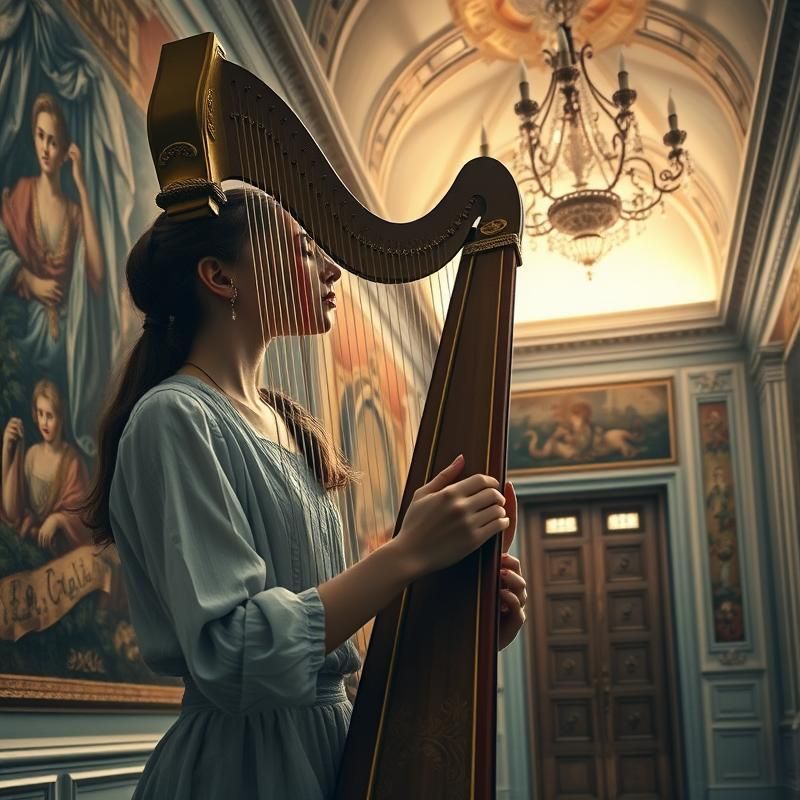 trompe l'oeil style AI art