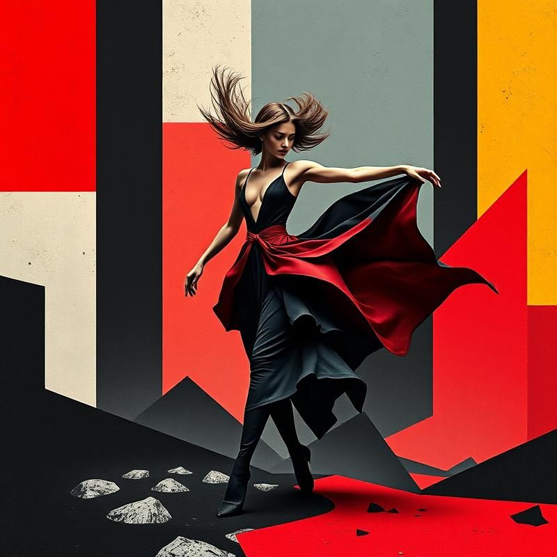suprematist style AI art