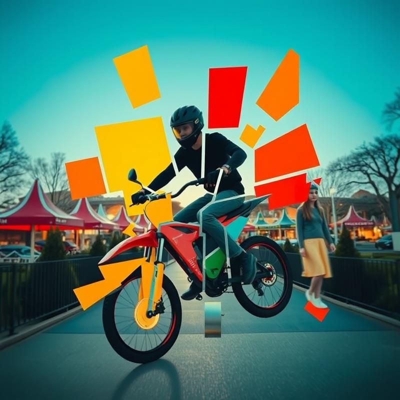 post-modernist style AI art