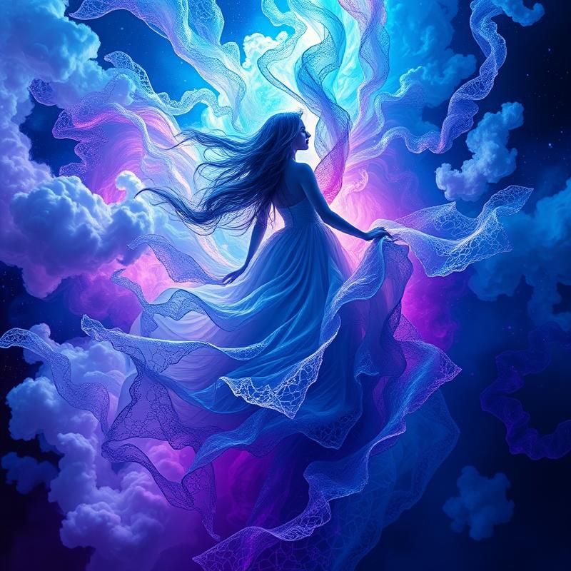 abstract style AI art