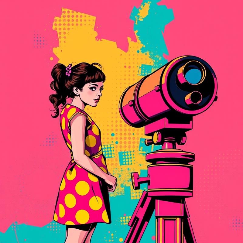 pop art style AI art