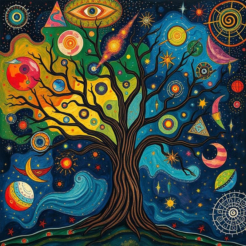 art brut style AI art