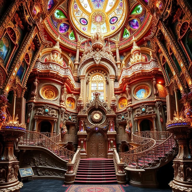 baroque style AI art
