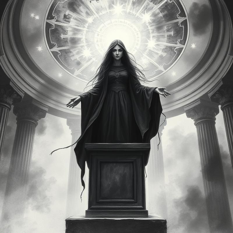 charcoal drawing style AI art