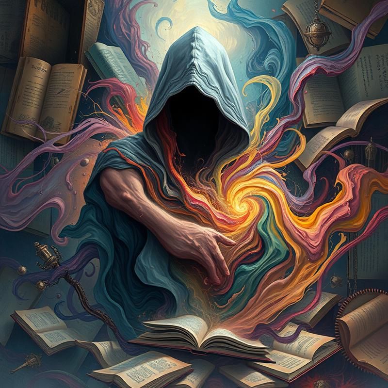 abstract style AI art