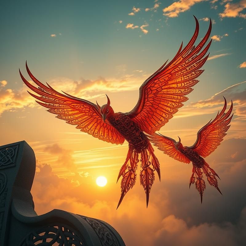 celtic style AI art