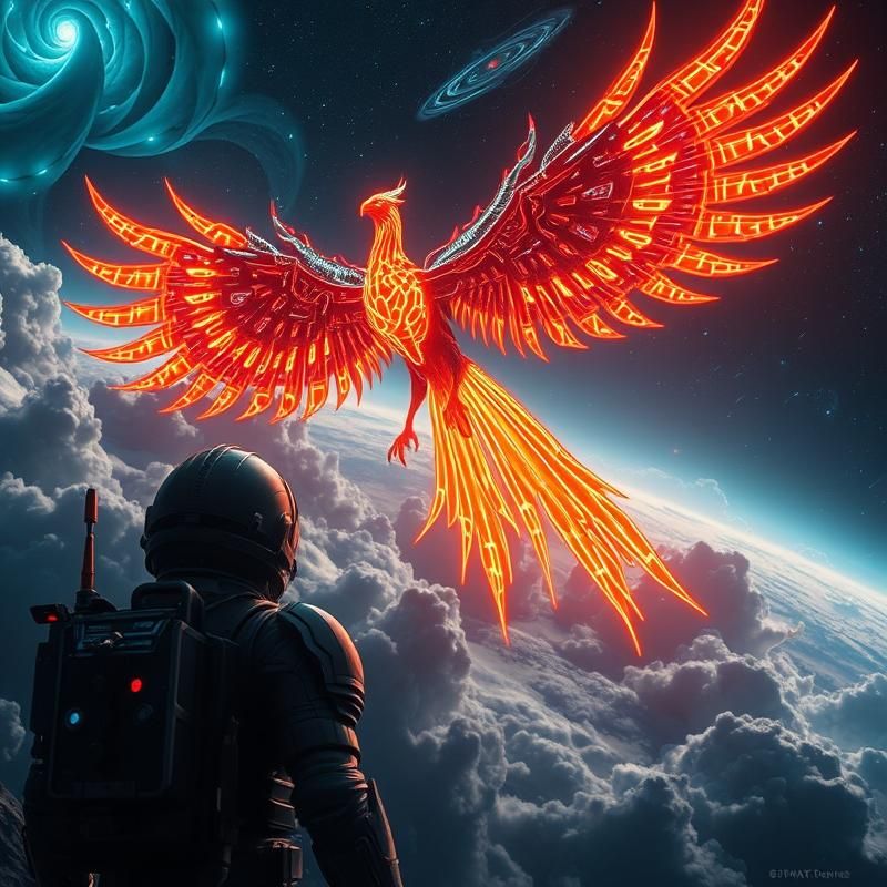 sci-fi art style AI art
