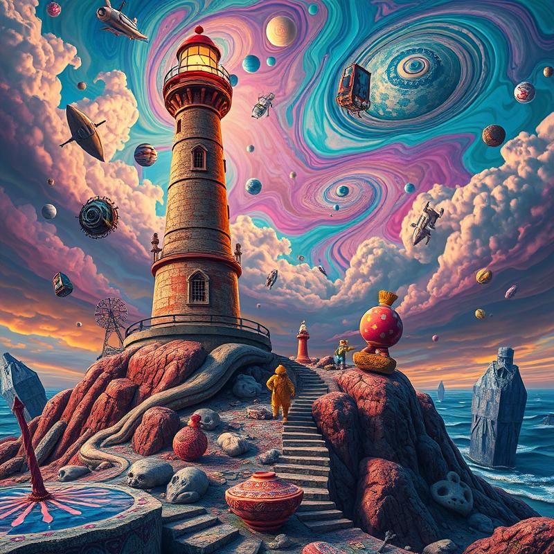 pop surrealism style AI art